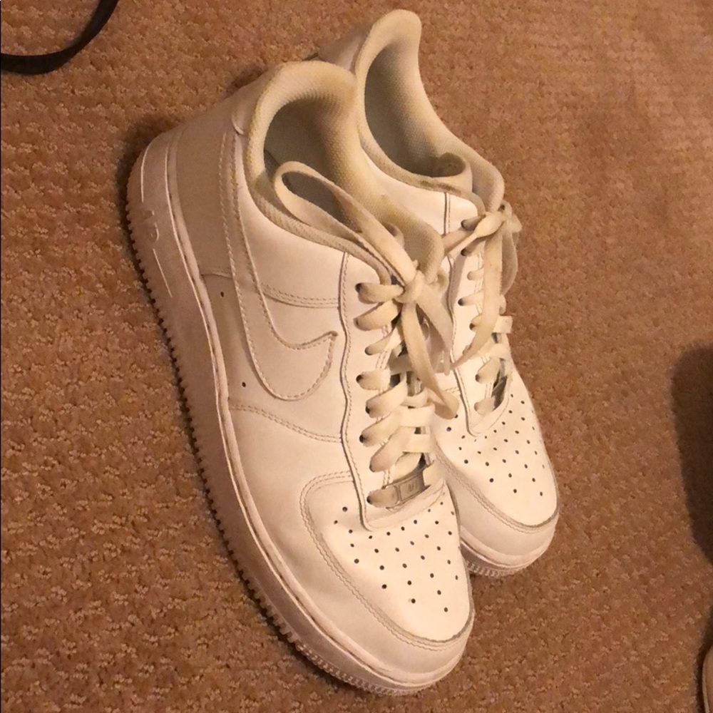 White Nike Air Force 1’s!